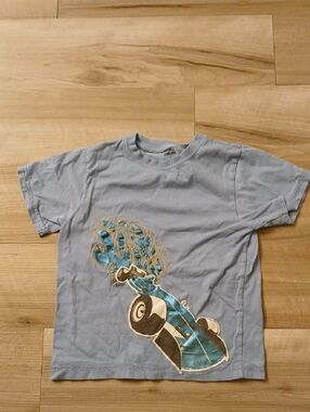 Gymboree Graphic Tee with Race Car Design Size 5 Flaws (K)
